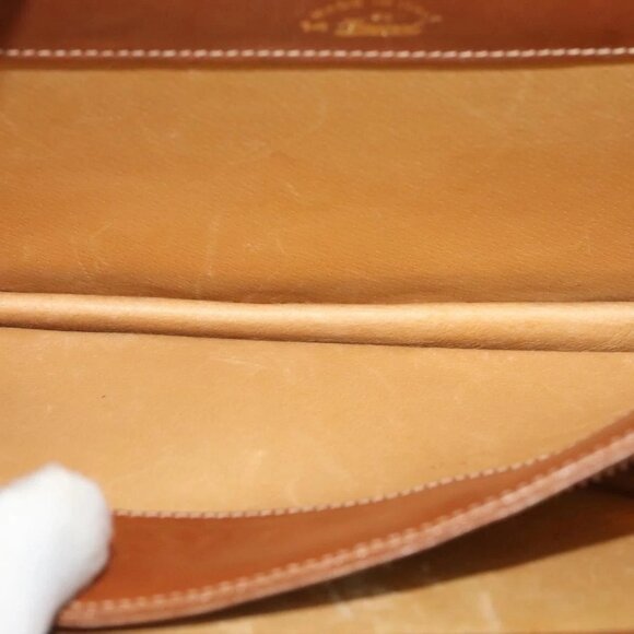 GUCCI Shoulder Bag Canvas Leather Brown Gold Auth ep9840 - Picture 9 of 16